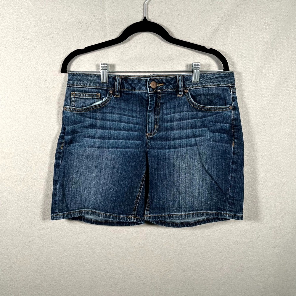 LC Lauren Conrad Shorts Womens 34W Blue Denim Medium Wash Everyday Wear Summer
